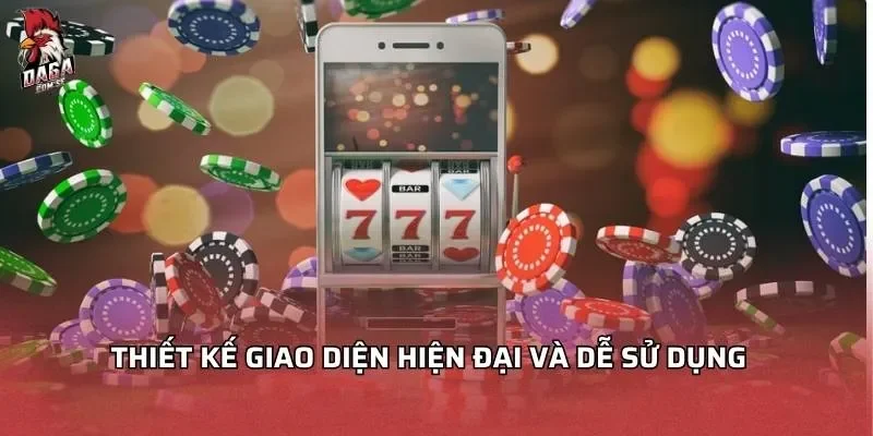Thiết kế giao diện hiện đại và dễ sử dụng