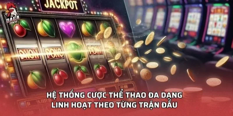 Hệ thống cược nổ hũ đa dạng, linh hoạt theo từng trận đấu