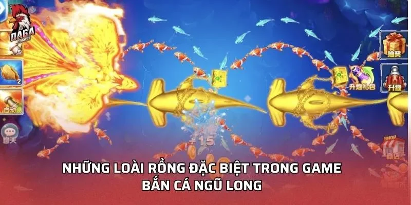 Những loài rồng đặc biệt trong game bắn cá ngũ long
